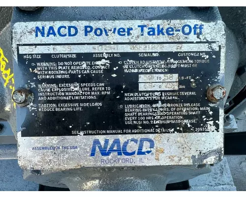NACD POWER TAKE-OFF PTO