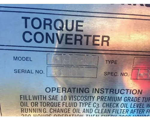 NATIONAL TORQUE CONVERTE NATIONAL Torque Converter