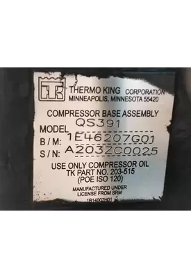New Flyer DE40 LF Air Conditioner Compressor
