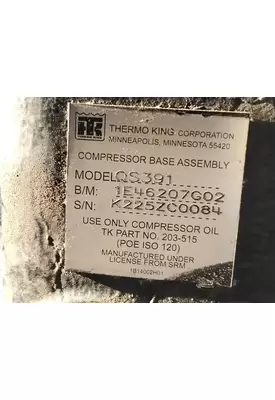 New Flyer DE40 LF Air Conditioner Compressor