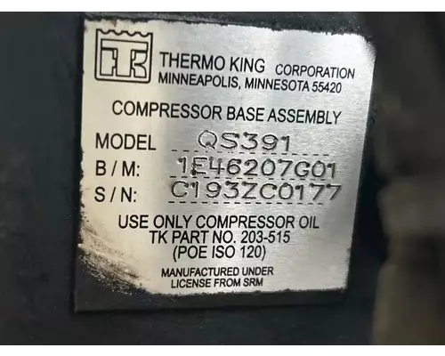 New Flyer DE40 LF Air Conditioner Compressor
