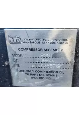 New Flyer DE40 LF Air Conditioner Compressor
