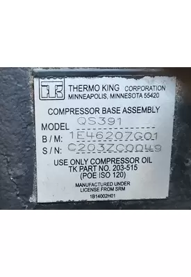 New Flyer DE40 LF Air Conditioner Compressor