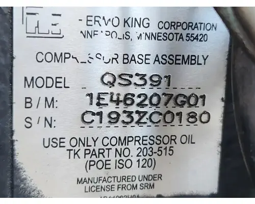 New Flyer DE40 LF Air Conditioner Compressor