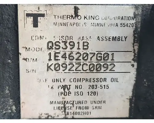 New Flyer DE40 LF Air Conditioner Compressor