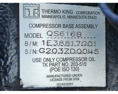 New Flyer DE40 LF Air Conditioner Compressor