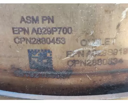 New Flyer DE40 LF DPF (Diesel Particulate Filter)