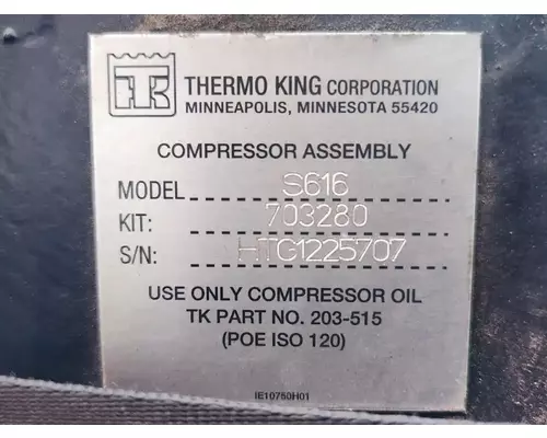 Air Conditioner Compressor New Flyer DE40 LF Complete Recycling Group LLC