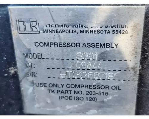 Air Conditioner Compressor New Flyer DE40 LF Complete Recycling Group LLC