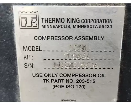 Air Conditioner Compressor New Flyer DE40 LF Complete Recycling Group LLC