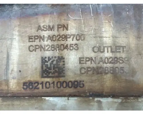 DPF (Diesel Particulate Filter) New Flyer DE40 LF Complete Recycling Group LLC