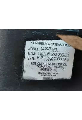 New Flyer Xcelsior Air Conditioner Compressor