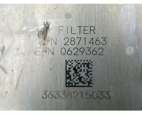 DPF (Diesel Particulate Filter) New Flyer Xcelsior Complete Recycling Group LLC