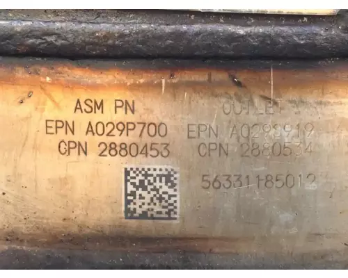 DPF (Diesel Particulate Filter) New Flyer Xcelsior Complete Recycling Group LLC