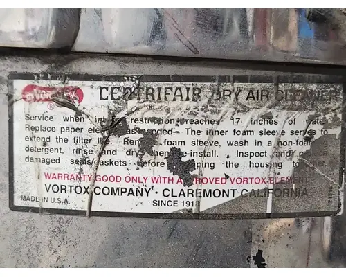 Not Available N/A Air Cleaner
