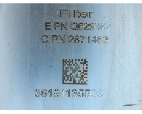 Not Available N/A DPF (Diesel Particulate Filter)