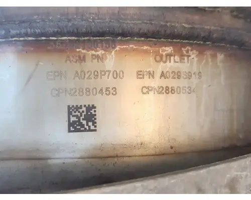 Not Available N/A DPF (Diesel Particulate Filter)