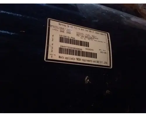 Not Available N/A Fuel Tank