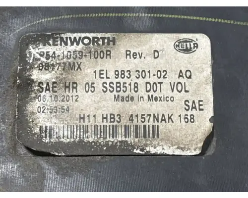 Not Available N/A Headlamp Assembly