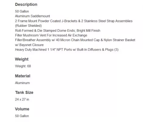 Not Available N/A Miscellaneous Parts
