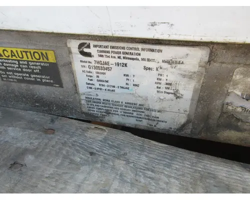 ONAN 7HGJAE1912K Generator Set