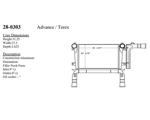 OSHKOSH  Charge Air Cooler (ATAAC)