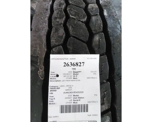 OTHER 295/75R22.5 TIRE