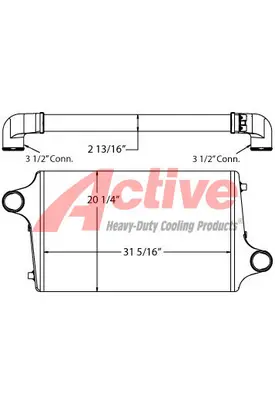 OshKosh Motorhome Charge Air Cooler (ATAAC)