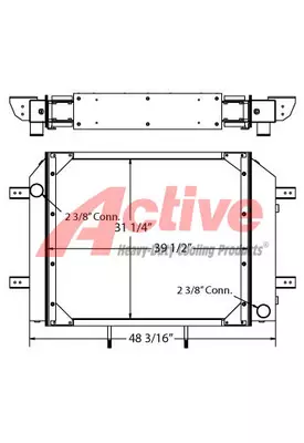 Oshkosh F2346 Radiator