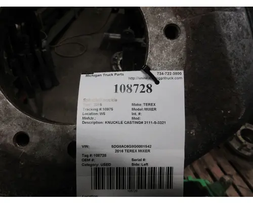 Spindle / Knuckle, Front OSHKOSH S-SERIES Michigan Truck Parts