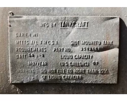 Oshkosh S-series Fuel Tank