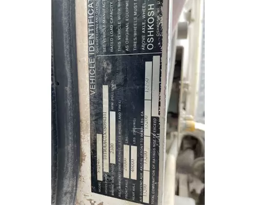 Oshkosh S-series Miscellaneous Parts