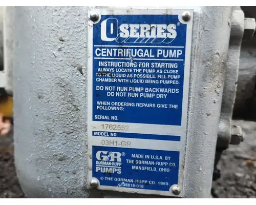 Water Pump Other Other Complete Recycling Group LLC