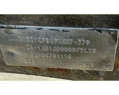 PACCAR  DX40 (MR2014P) Axle Housings (Rear)