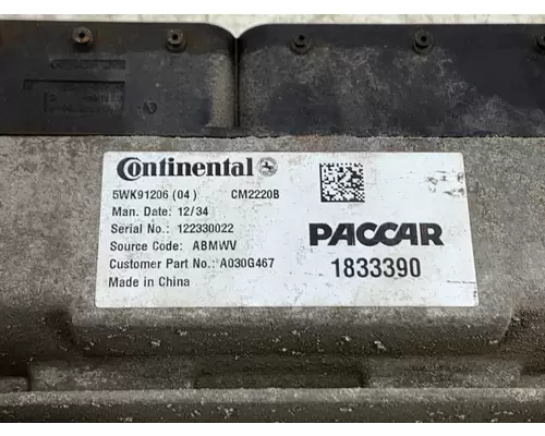 PACCAR 1833390 ECM ( after treatment control module)