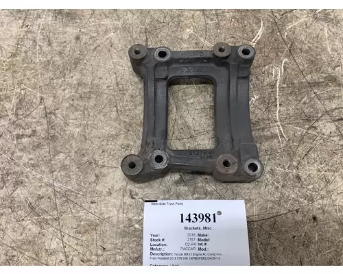 PACCAR 2027600 Brackets, Misc.