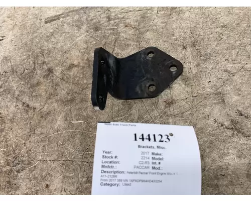 PACCAR A11-2126R Brackets, Misc.