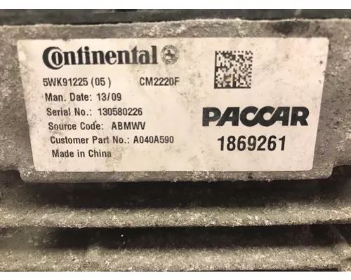 PACCAR AFTER TREATMENT CONTROL MODULE Electronic Chassis Control Modules
