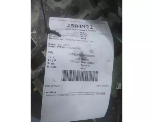 PACCAR ALL HEATER OR AIR CONDITIONER PARTS
