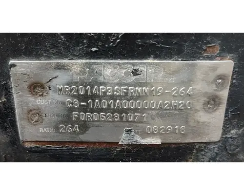 PACCAR DX40 (MR2014P) Axle Housings (Rear)