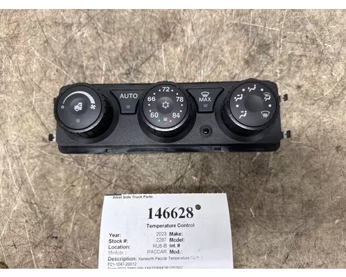 PACCAR F21-1047-20012 Temperature Control