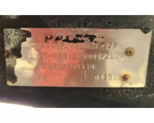 PACCAR MR2014P3 Axle Assembly, Rear