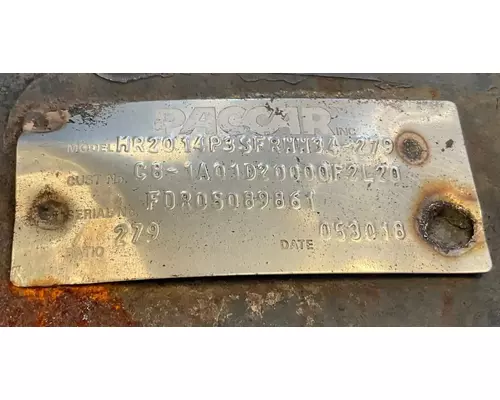 PACCAR MR2014P3 Axle Housing (Rear)