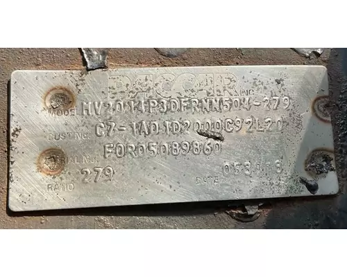 PACCAR MV2014P3 Axle Assembly Housing
