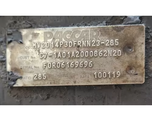 PACCAR MV2014P3 Axle Assembly Housing