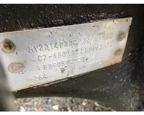 PACCAR MV2014PR264 CUTOFF - SINGLE AXLE