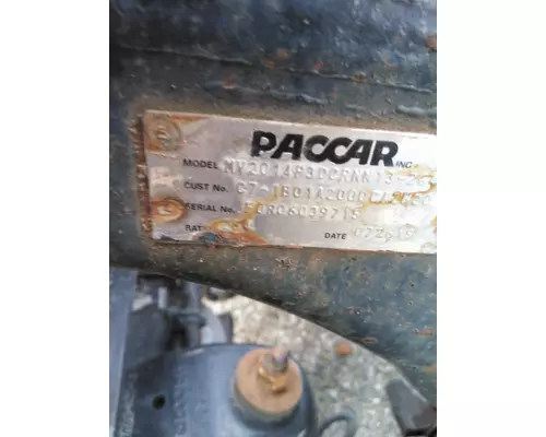 PACCAR MV2014PR264 CUTOFF - SINGLE AXLE