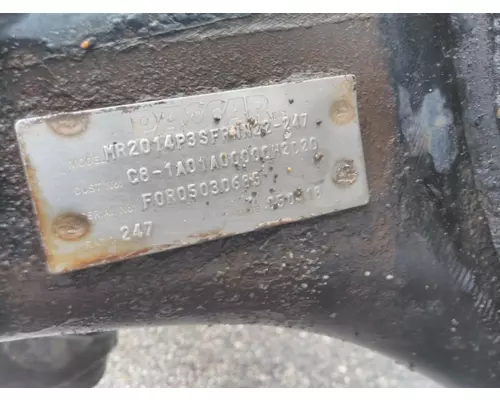 PACCAR MV2014PRTBD CUTOFF - SINGLE AXLE