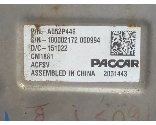 PACCAR MX-11 AFTERTREATMENT CONTROL MODULE (ACM)