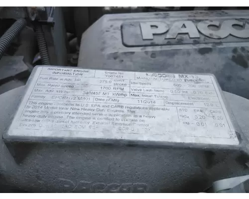 PACCAR MX-13 EPA 13 ENGINE ASSEMBLY